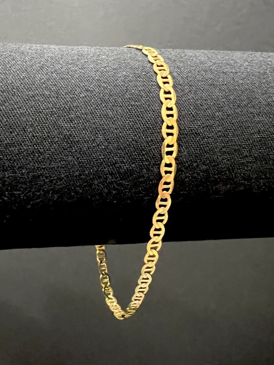 Jewelry - 14K Mariner/Anchor Link Bracelet, 2g, 2mm, 7in